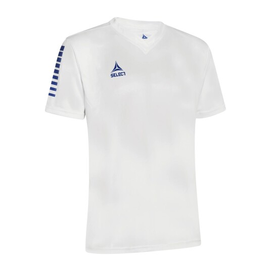 Select Player Shirt Short Sleeve Pisa, t-skjorte herre WHITE/BLUE
