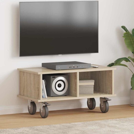TV benk Sonoma eik 68,5 x 35 x 35 cm Konstruert tre