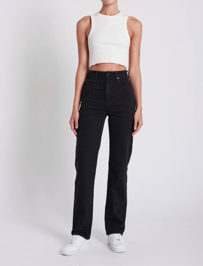 ABRAND A 94 High Straight Black Light - Black - 23 ABRAND A 94 High Straight Black Light - Black - 23