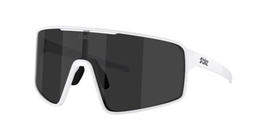 Bliz P001 Matte White Linse Smoke