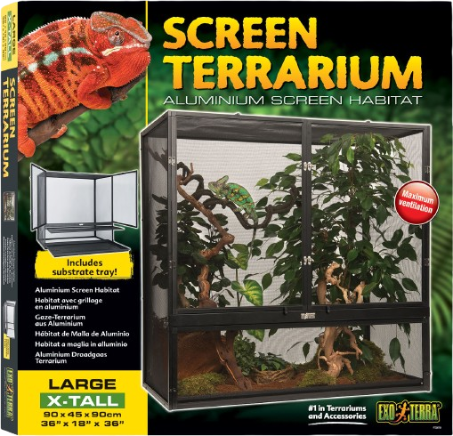 Skjermterrarium 90X45X90 cm L/X-Høy