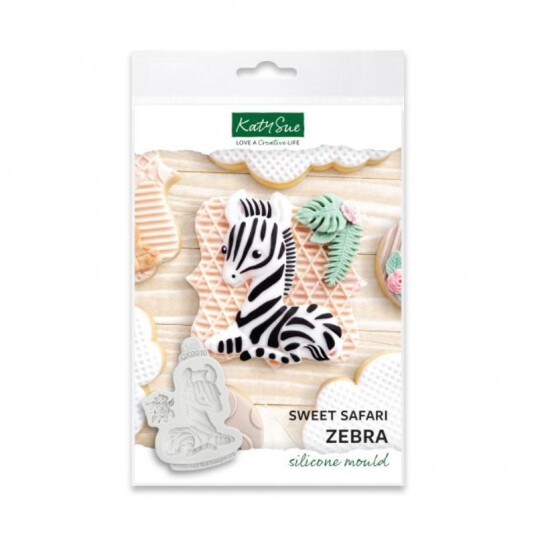 Katy Sue Silikonform  Sweet Safari Sebra 