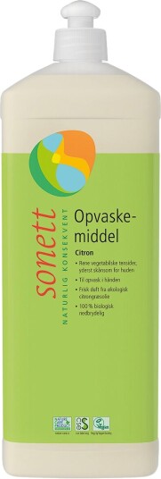 Sonett Oppvaskmiddel Sitron - 1000 ml Sonett Oppvaskmiddel Sitron - 1000 ml