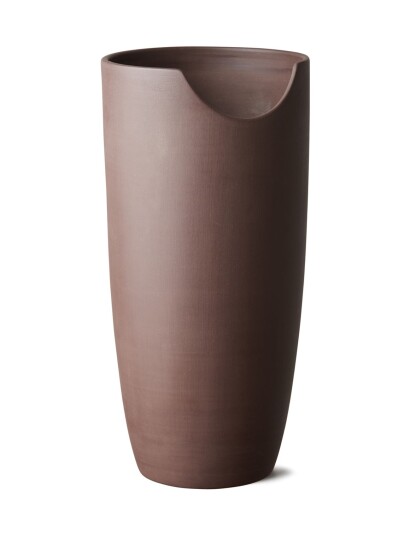 Anne Black Vase Brown H12CM