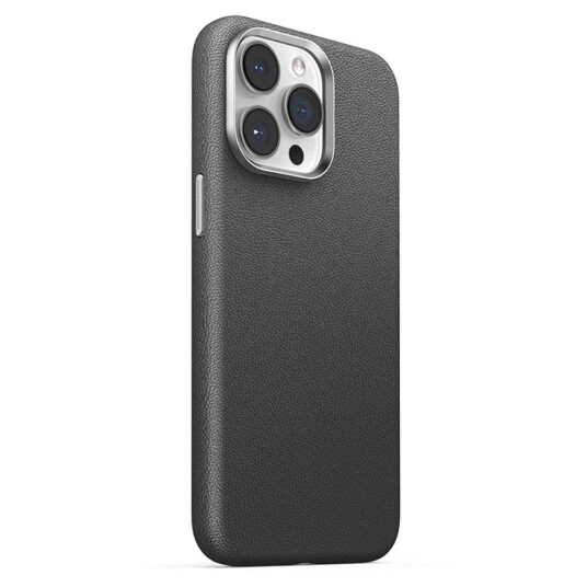 Joyroom iPhone 15 Pro Max Deksel Litchi Pattern Series MagSafe Svart