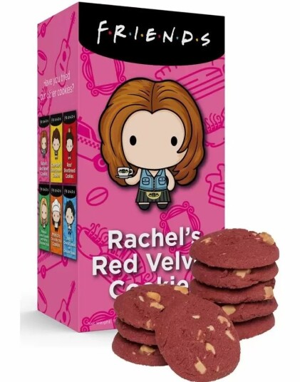 Rachel"s Red Velvet Cookies   Friends Kjeks 150 gram USA Import