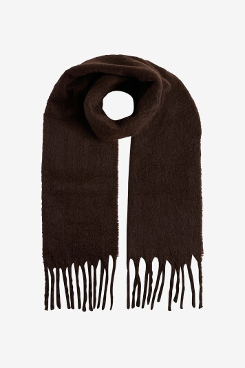 pieces Skjerf pcNikita Long Scarf Brun