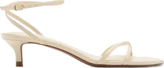 Mango Criss Cross Straps Sandals Yellow 37