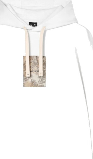 Armani Exchange Herre Gensere & Hettegensere Hvit XL, Armani Exchange Herre Gensere & Hettegensere Hvit XL,