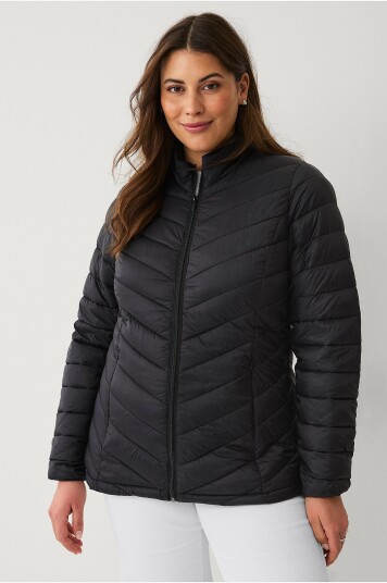 Zizzi Jakke caSally L/S Spring Jacket Svart