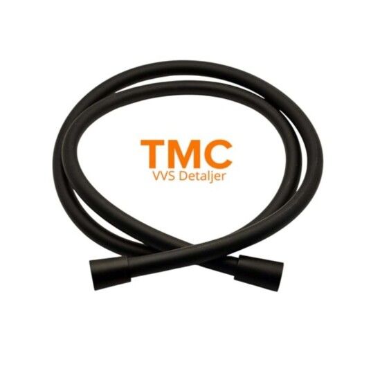 TMC Dusjslange 150-200cm Svart / 150cm