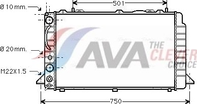 Radiator AVA Clever Choice AIA2089