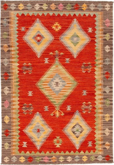 Bargi   Ullteppe Kelim Multi 173x250 cm   Flerfarget