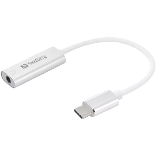Sandberg USB-C til 3,5 mm Lydadapter for Hodetelefoner Sandberg USB-C til 3,5 mm Lydadapter for Hodetelefoner