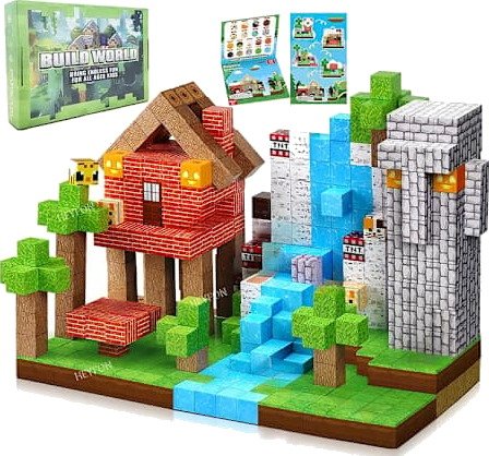 Minecraft Magnetiske Byggeklosser 150 Deler