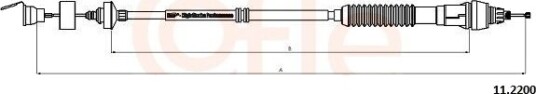 Clutchkabel COFLE 11.2200