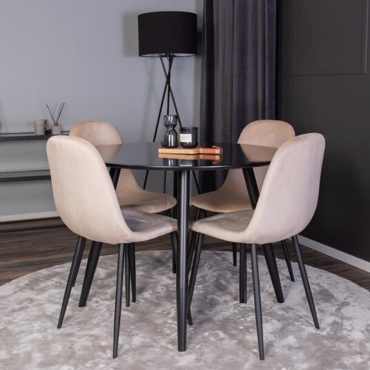 Venture Home Spisegruppe Venture Home Plaza med 4stk Polar Stoler GR24135