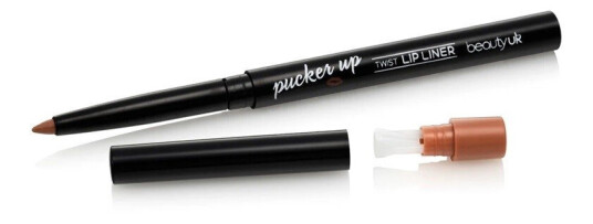 Beauty UK Pucker Up Twist Lip Liner No.1 Naturally Naughty