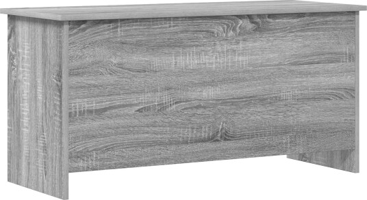 vidaXL Oppbevaringskiste Grå Sonoma 100 x 40 x 50 cm Konstruert tre