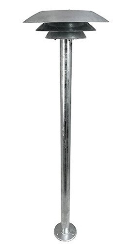 DL25 Utendørs Bedlampe Galvanized - DybergLarsen