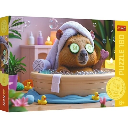Trefl Capybara In Spa Puslespill 160 Brikker