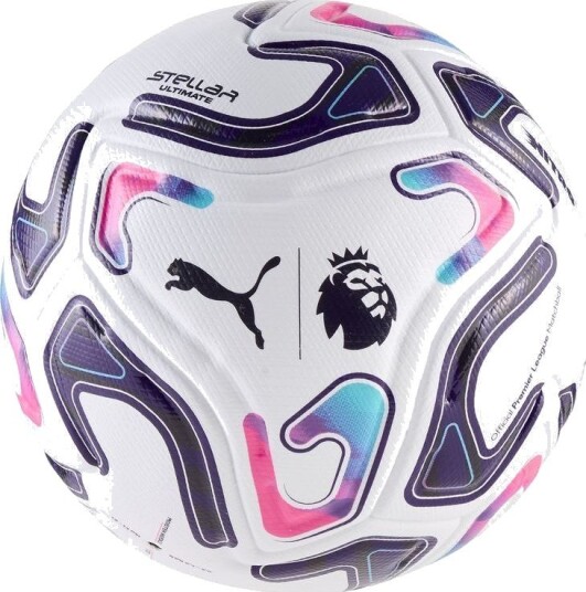 PUMA Fotball Premier League Stellar Nitro Ultimate Reactivity FIFA Quality Pro Matchball WP Hvit/Multicolor Str. 5