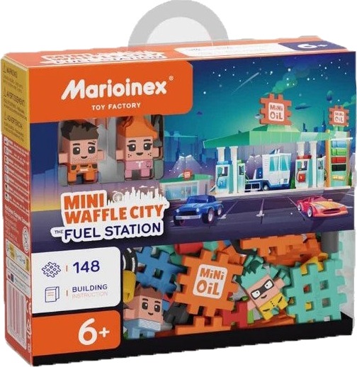 Marioinex Mini Waffle Byggesett Stall 148 Deler
