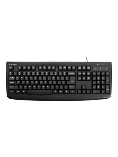 Kensington Pro Fit Washable - Tastatur - Tsjekkisk - Svart
