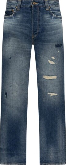 Emporio Armani, Herre, Jeans, Blå, W34,