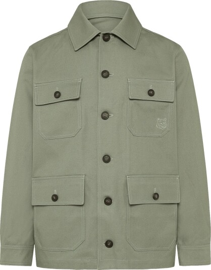 Maison Kitsune Utility Jacket Khaki green S