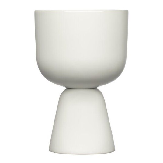 iittala Nappula blomsterpotte 19x12,5 cm hvit iittala Nappula blomsterpotte 19x12,5 cm hvit