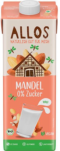 Allos Mandelmelk Økologisk 1000 ml Allos Mandelmelk Økologisk 1000 ml