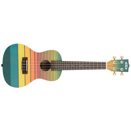 Kala Ka-Surf-Dawnpatrol Surf Series Dawn Patrol Concert Ukulele, Bag (Ub-C)