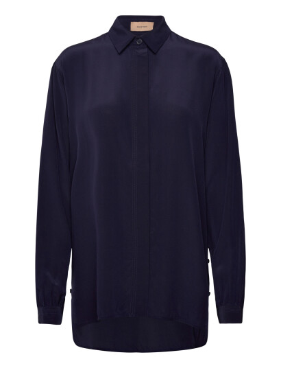 Rue de Tokyo Shelby Silk Cdc 16Mm Navy S Rue de Tokyo Shelby Silk Cdc 16Mm Navy S