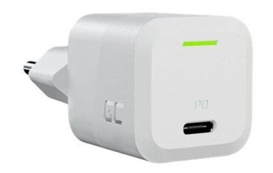 Green Cell 33W USB-C PowerGaN Lader Grønn for Bærbar PC og Mobil