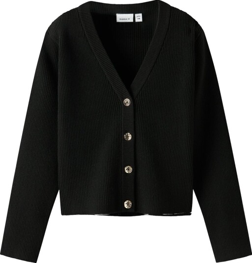 Name It Cardigan Strikk Rib NkfLarenLise Svart Name It 11 12 år (146 152) Cardigan