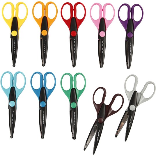 Mønstersaks L: 16 cm 10 stk