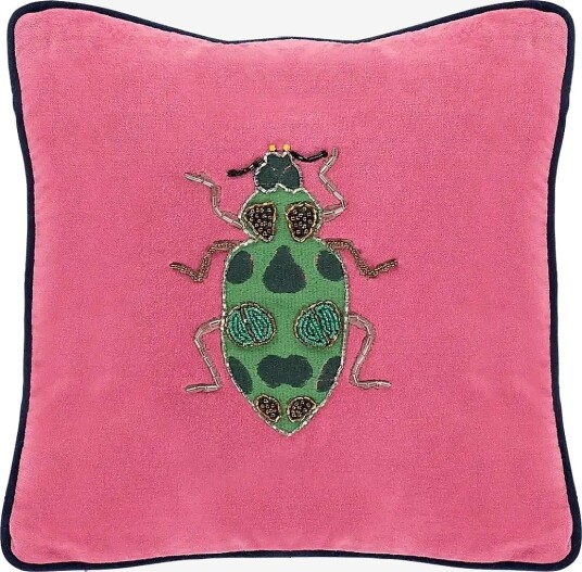 Anna + Nina Buggy Blossom Cushion - PINK - ONZE SIZE
