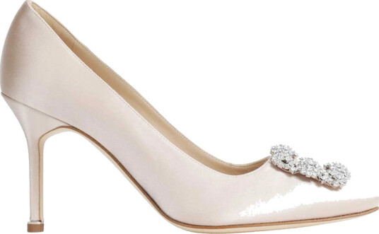 Manolo Blahnik Dame Sko Beige 37 EU,