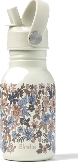 Elodie Drikkeflaske Blue Garden Rustfri Drikkeflaske til Barn 350ml