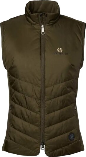 Chevalier Ember Heat Vest Women Dark Forest Green 42W