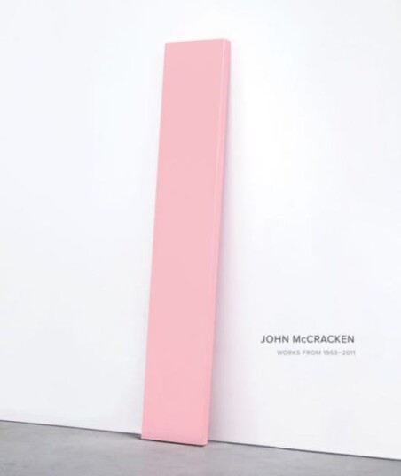 John McCracken Works from 19632011