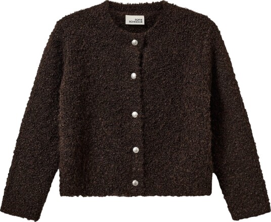 Sofie Schnoor Cardigan   Strikket   KyraKb   Dark Brown   Sofie Schnoor   3 år (98)   Cardigan   Brun