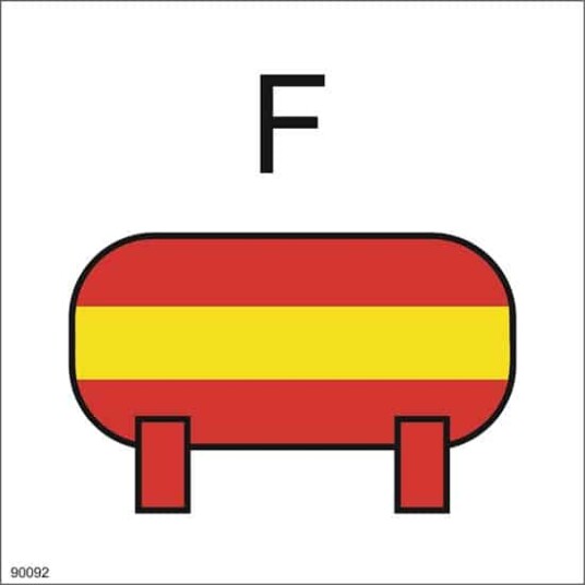 FIXED FOAM FIRE EXTINGUISHING INSTALLATION 15X15 Alu-plate 40x40cm