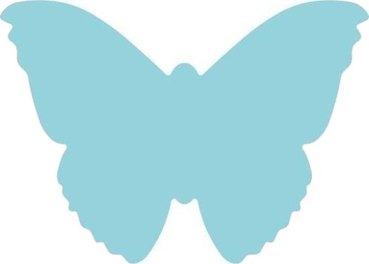 Dekorativ Stempel Butterfly 5 Cm