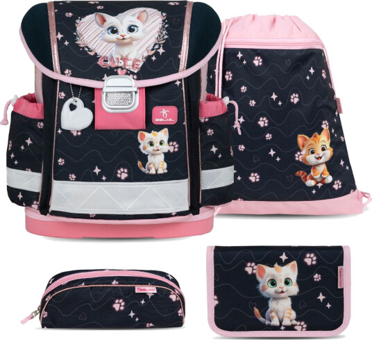 Katte Skolesekk Med 4 Deler Belmil School Bags 881948