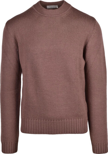 Wool & Co Herre Strikkevarer Brun M,