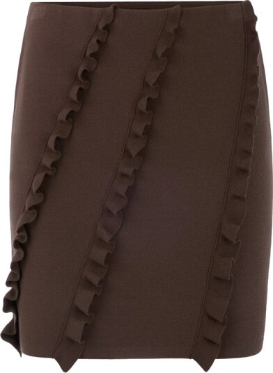Marc Cain Dame Skjørt Brun XL, Marc Cain Dame Skjørt Brun XL,