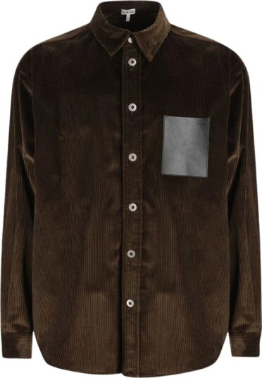 Loewe Herre Skjorter Brun M,