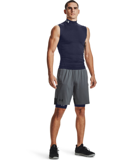 Under Armour Ua Hg Armour Lng Shorts - Navy - XS